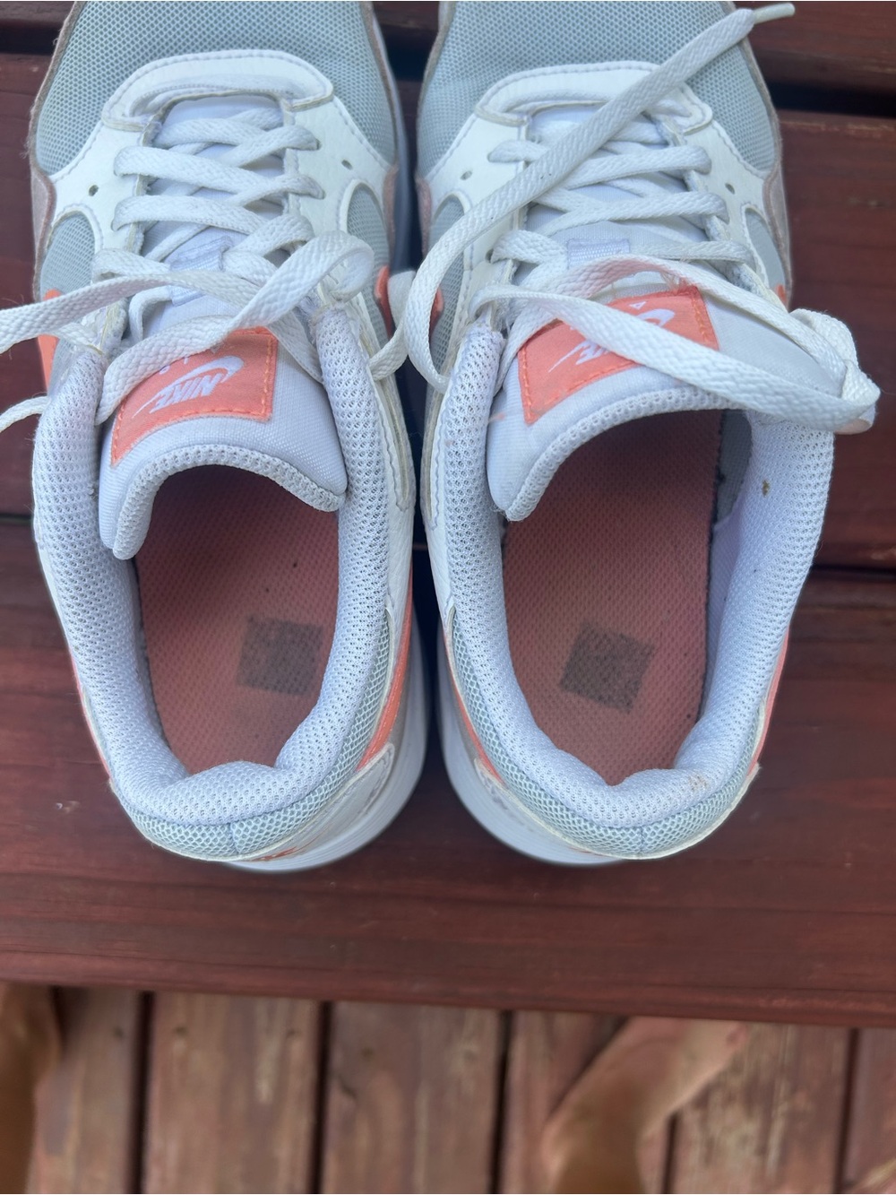 Nike Air Max SC Girl’s Shoe in White Crimson Bliss Size 5Y - Picture 4 of 12